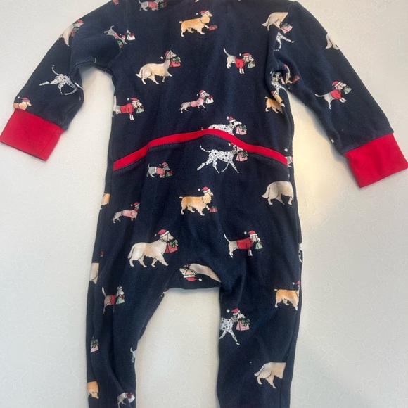 Sal & Pimenta Dog Christmas romper! Boys Size 3 Months! Too Cute! - Picture 4 of 5